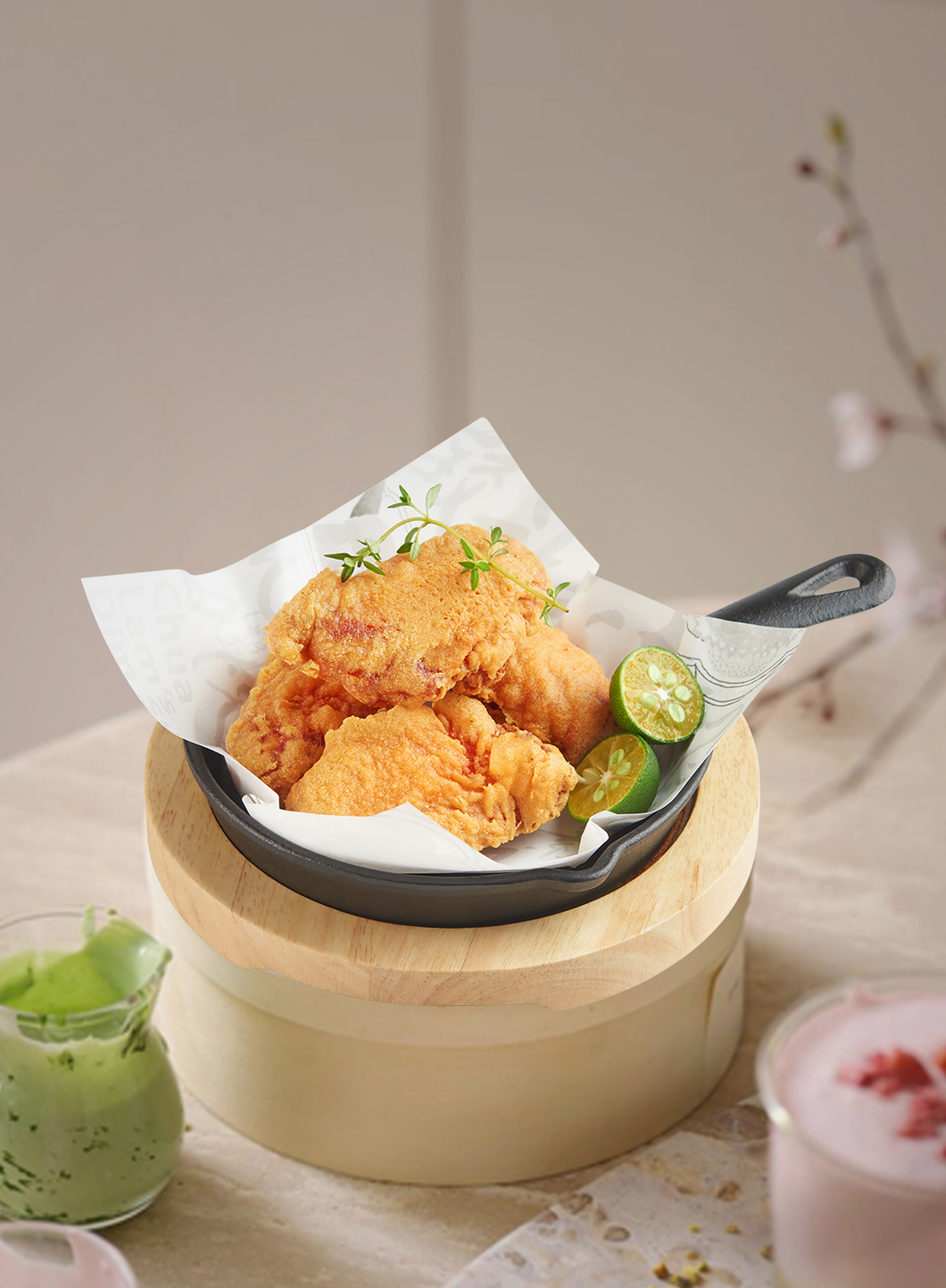 Crispy Chicken Wings 
with Fermented Bean Curd