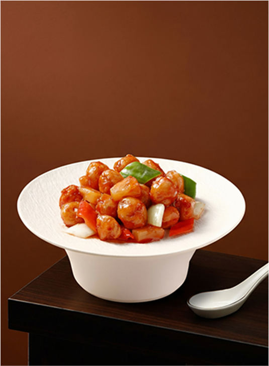 Cantonese Sweet and Sour Pork with Crispy Pineapple