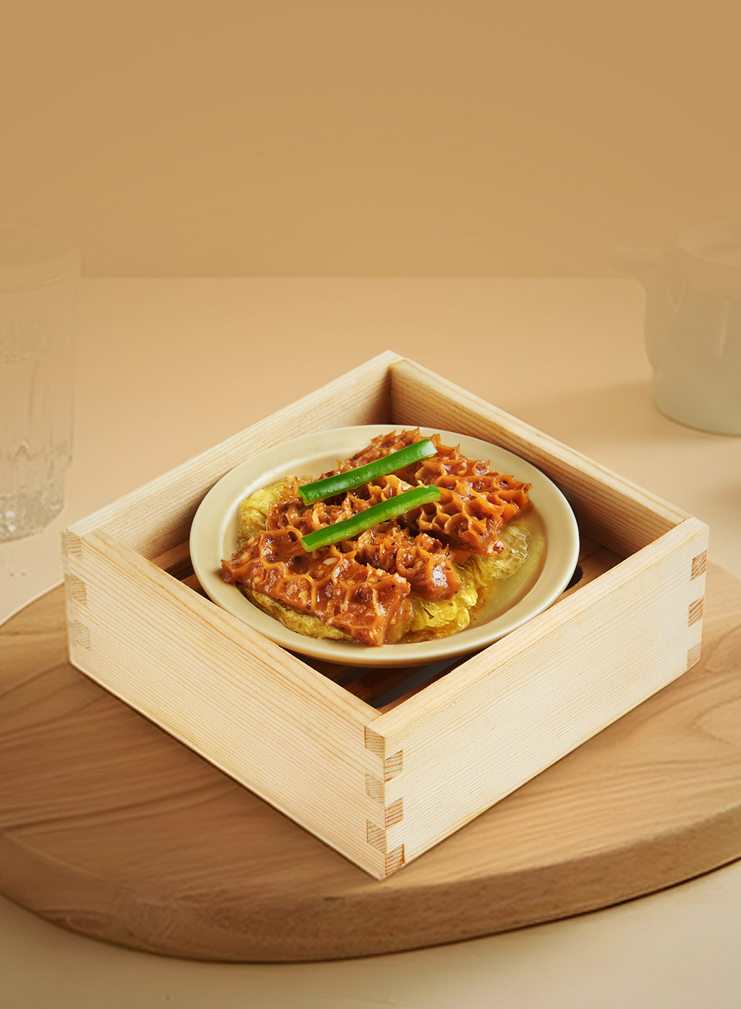 Steam Tripe 
with Black Pepper