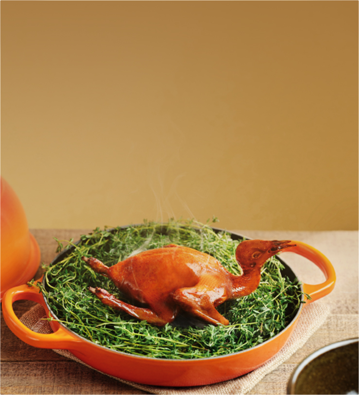 Deep-Frying Technique for Young Pigeons